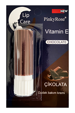 PinkyRose Dudak Balmı Çikolata - Lip Care Natural Chocolate