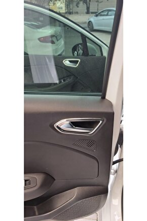 Renault Clio 5 Krom Iç Kapı Kolu Çerçevesi 4 Prç. 2019 Ve Üzeri