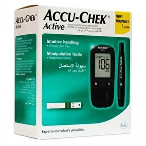 Accu Chek Active Şeker Ölçüm Cihazı + Şeker Ölçüm Çubugu 1 Kutu