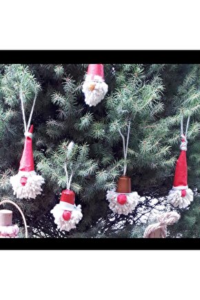 Himarry Yılbaşı Ağacı Süsü Noelbaba 5 Adet