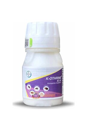 2 Adet K-othrine Sc50 50 Ml Konsantre Insektisit (deltamethrib Saf)