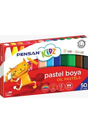 Kidz 12li Yağlı Pastel Boya