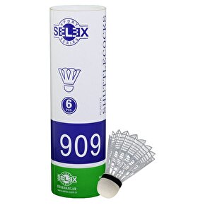 Selex 909 Plastik 6lı Kutu Badminton Topu