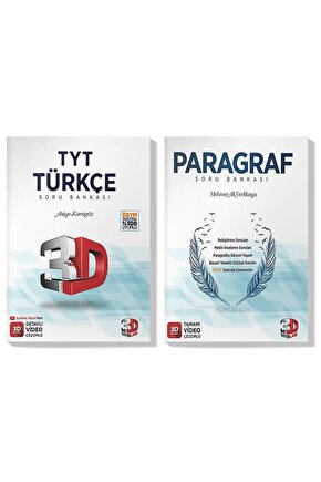 3d 2022 Tyt Türkçe Paragraf Soru Bankası Seti (2 Kitap)