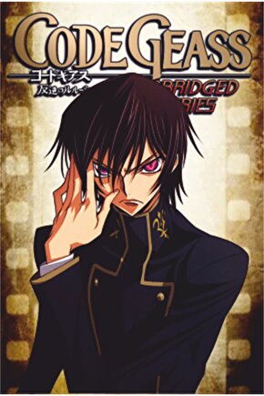 Code Geass Anime Manga Retro Ahşap Poster