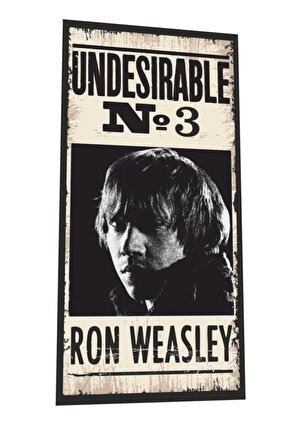 Harry Potter Aranıyor Undesirable: 3 Ron Weasley Mini Retro Ahşap Poster