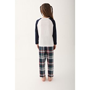 Arnetta Winter Day Beyaz Kız Çocuk Uzun Kol Pijama Takım