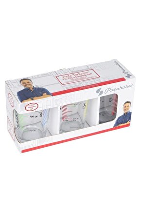 Arda Türkmen 3lü Ölçü Kabı Ölçü Bardağı Seti