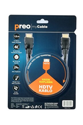 My Cable Mc24 1.8m Hdmı Kablo 