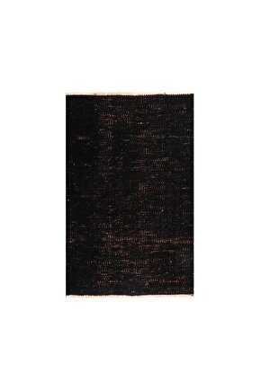 Siyah Renk El Dokuma Vintage Paspas 45x70