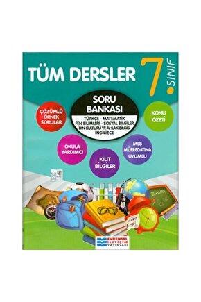 7. Sınıf Tüm Dersler Konu Özetli Soru Bankası