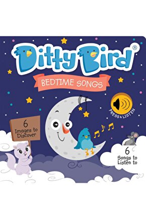 Ditty Bird: Bedtime Songs | 0-3 Yaş Çocuklar Için Ingilizce Sesli Kitap - Ninniler
