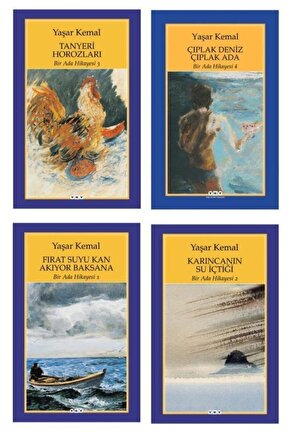 Yaşar Kemal Bir Ada Hikayesi 4 Kitap Set