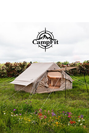 Campfit 4 Mevsim 5 Kişilik Tenteli Su Geçirmez Şişme Kamp Çadırı