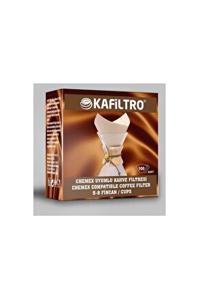 Kafiltro Chemex Uyumlu Kahve Filtresi 100 Adet