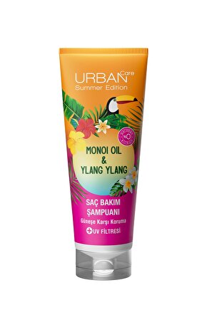 Summer-Monoi Yağı & Ylang Ylang Güneş Koruyucu Saç Bakım Şampuanı-Vegan-250 ML