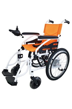 P200c Katlanabilir Çocuk Akülü Tekerlekli Sandalye Turuncu