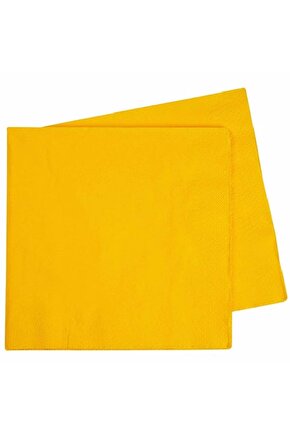 Kağıt Peçete 20li Sarı Renk