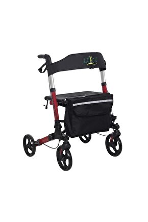 Pr-890 Alüminyum Walker ( Rollator ) Kırmızı