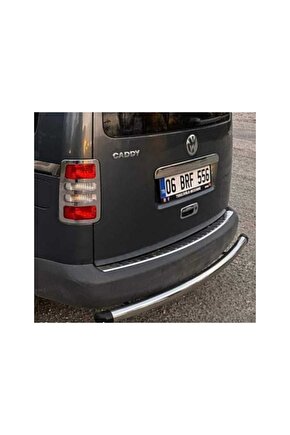 Volkswagen Caddy 2003-2020 Inox Arka Tampon Koruma Demiri
