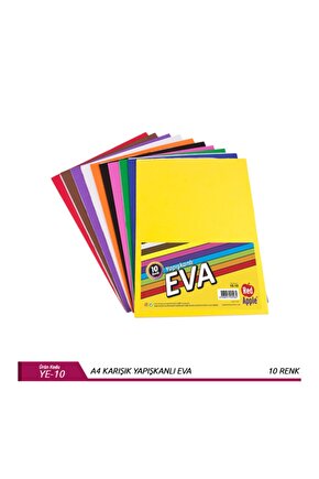 Eva ( A4 ) Yapışkanlı 10 Renk