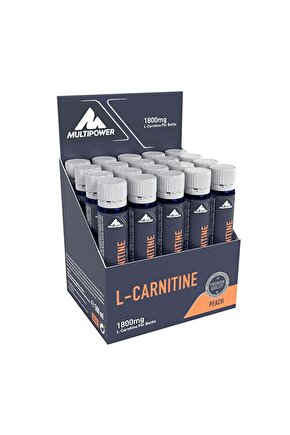 L-carnitine Liquid Forte 1800 mg 20 Ampul Şeftali Aromalı