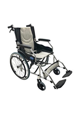 Ky863laj-a20 Alüminyum Özellikli Tekerlekli Sandalye Gri-siyah