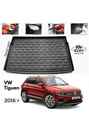 Volkswagen Tiguan Bagaj Havuzu 2016 Sonrası Havuzlu Bagaj Paspası