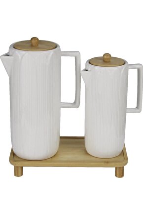 Krd Lotus 2li Standlı Yağlık Sirkelik 850ml-500ml