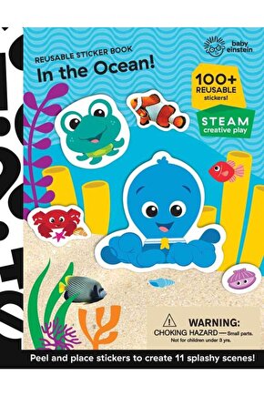 Baby Einstein: Sticker Book- In The Ocean! | Çıkartmalı Ingilizce Çocuk Kitabı