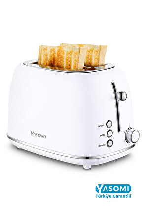 Yasomi St028 Beyaz Ekmek Kızartma Makinesi 825W (Yasomi Türkiye Garantili )