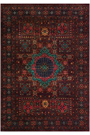 Gloria Td598 Multi Etnik Desen Dokuma Saçaklı Kilim