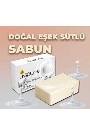 THE PURE DOĞAL EŞEK SÜTLÜ SABUN ( 100 GR ) *4 ADET