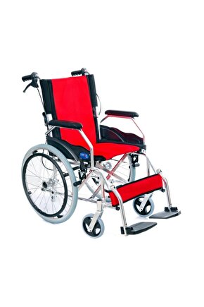 Comfort Plus Ky863laj-a20 Alüminyum Özellikli Tekerlekli Sandalye Kırmızı