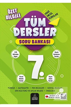 7. Sınıf Tüm Dersler Soru Bankası