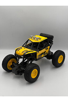 4x4 Şarjlı Mini 2.4 GHz Uzaktan Kumandalı Arazi Aracı Rock Crawler 1:20 Ölçek- 15 KMhz