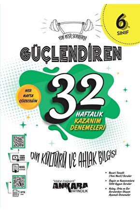 Ankara 6. Sınıf Din Kültürü Güçlendiren 32 Haftalık Deneme 2023