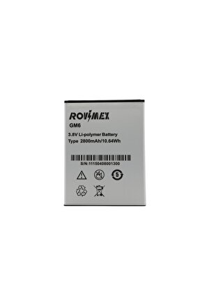 General Mobile Gm 6 Rovimex Batarya Pil