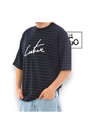 Signature Stripe Oversize T-Shirt