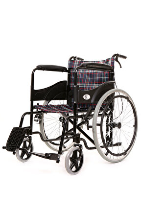 Katlanabilir Refagatçi Frenli Manuel Tekerlekli Sandalye1.kalite