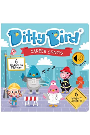 Ditty Bird: Career Songs | 0-3 Yaş Çocuklar Için Ingilizce Sesli Kitap - Meslekler
