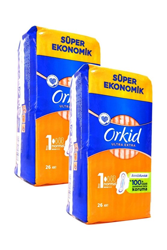 Hijyenik Ped Ultra Extra Normal 26lı X 2 Adet 