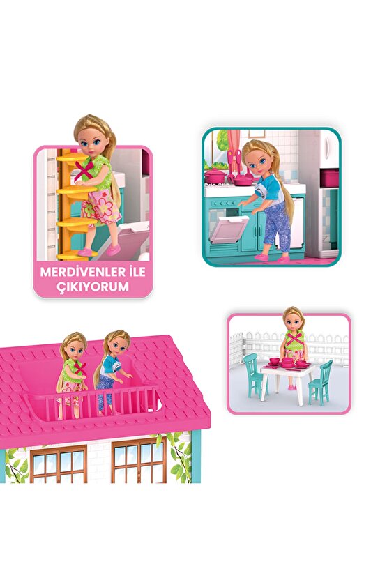 Milanın Okyanus Evi - Ev Oyuncak - Milanın Okyanus Ev Seti - Barbie Ev Seti - Rüya Evi - Oyun Evi