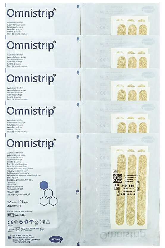 Omnistrip Steri Strip Dikiş Bandı 12x101mm 10paket