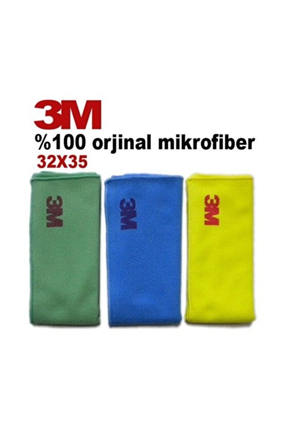 3lü Paket Microfiber Bez (60668) 11208