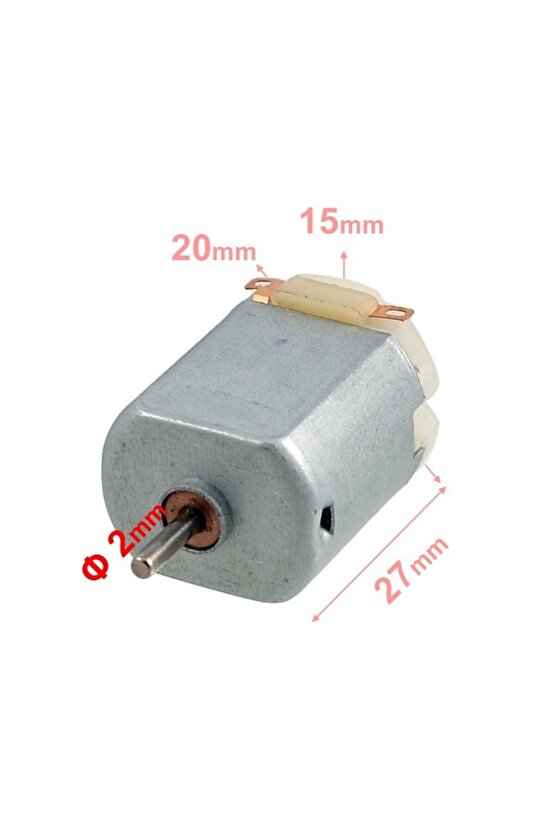 10 Adet Dc Motor, Deney Motoru, 3v, 6v Motor Yüksek Devir Dinamo Motor