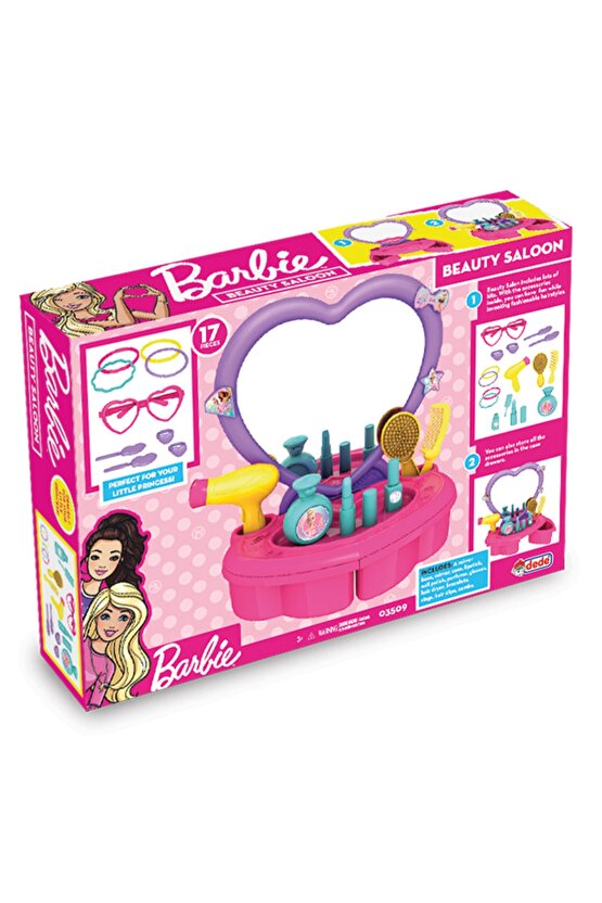 Barbie Güzellik Salonu - Güzellik Setleri - Kuaför Oyuncak Seti