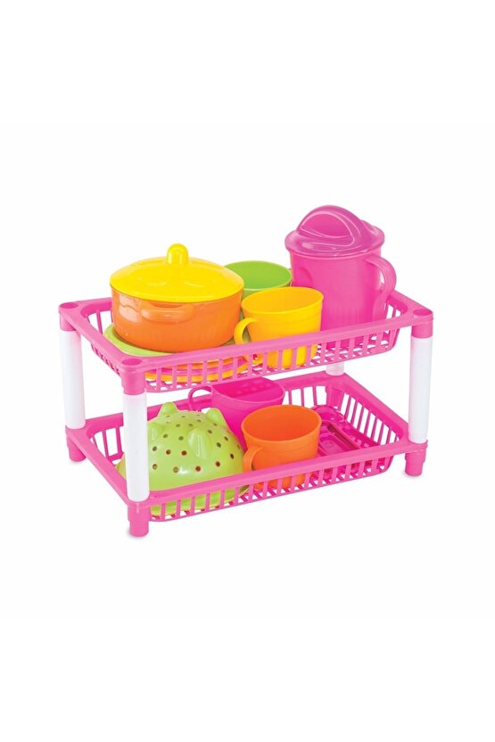Candy & Ken Iki Katlı Mutfak Sepeti - Mutfak Setleri - Ev Oyuncak Setleri