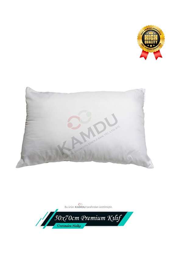 [ 6 Adet ] Premium 50x70cm Fermuarlı Yastık İç Kılıf, Pamuklu Yastık Şiltesi, Yastık Kılıfı,