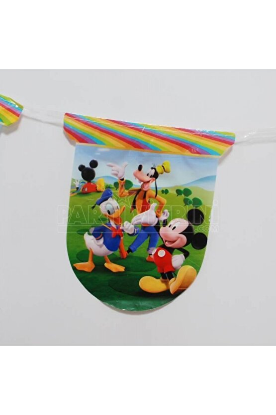 Mickey Mouse Disnep Club House Flama 2 Metre Mickey Mouse Konsept Doğum Günü Parti Malzemeleri